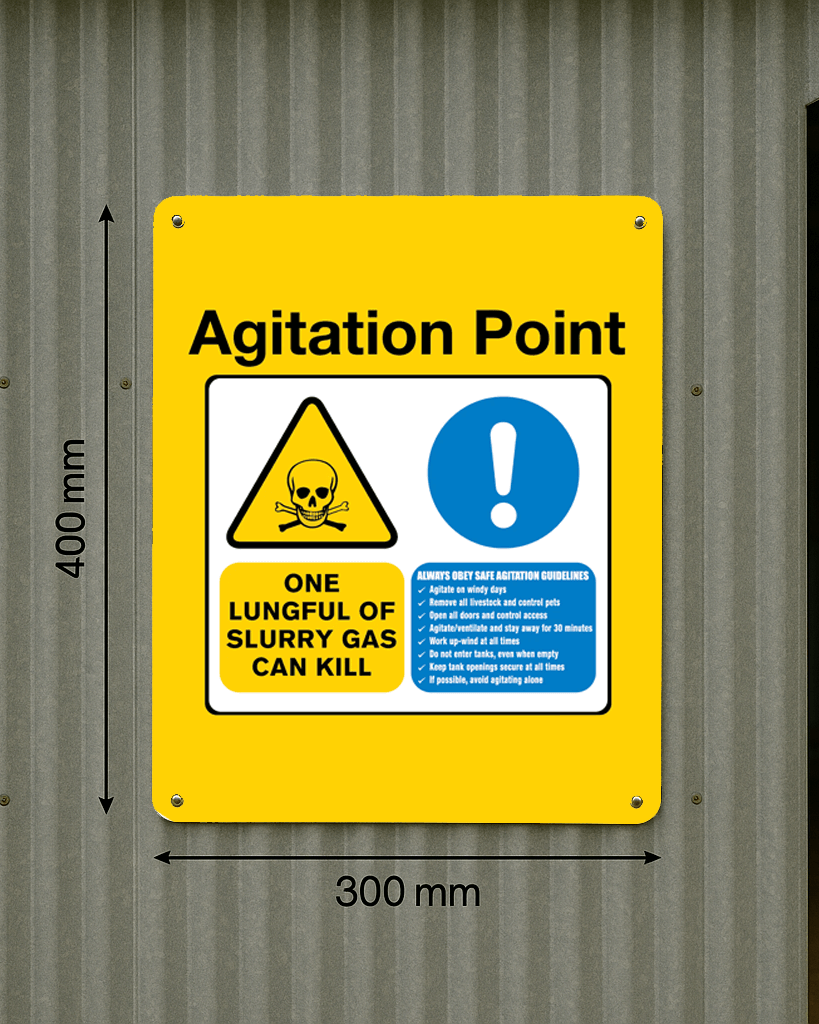 Farm Safety Signs – Slurry Gas, Machinery & Hazard Warnings