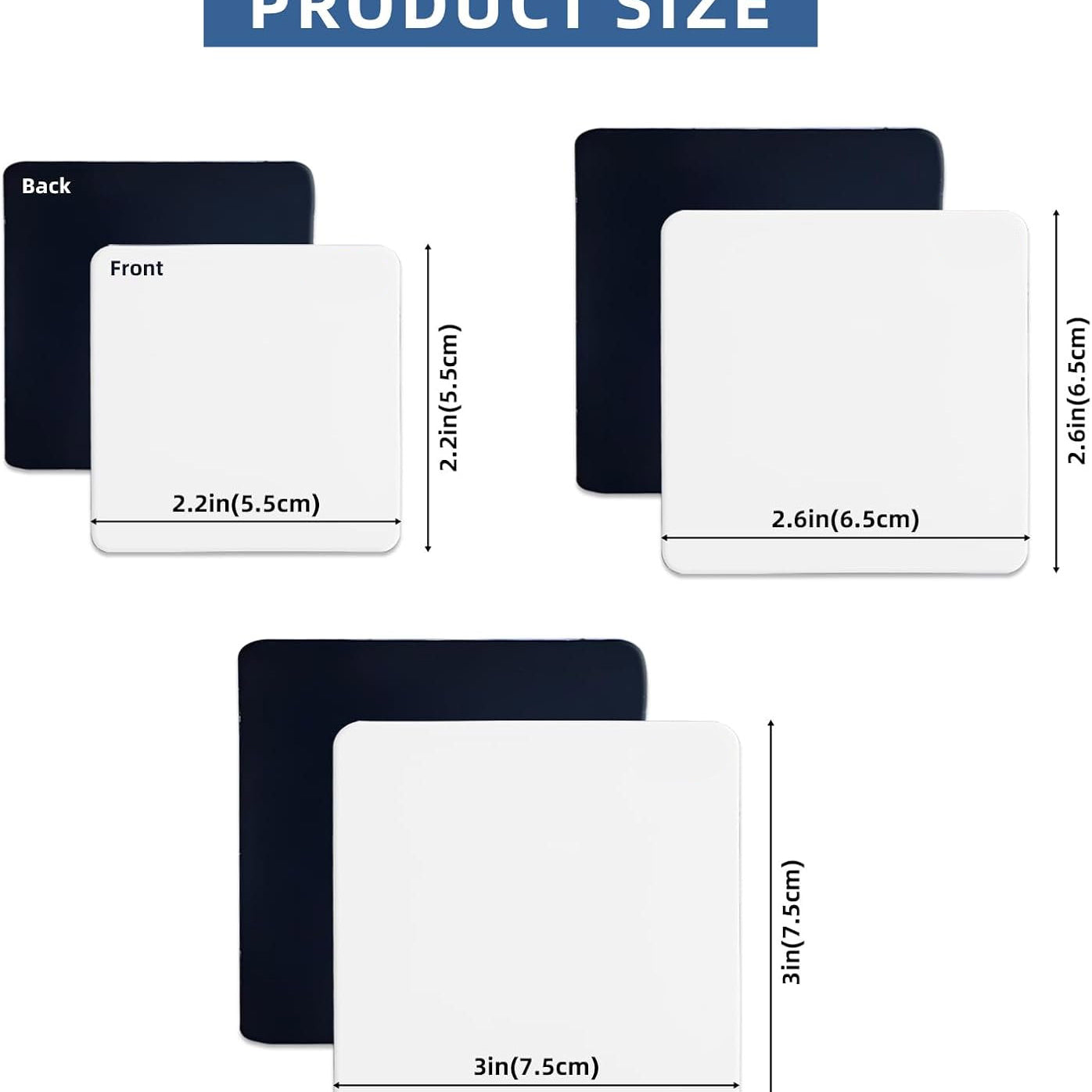 Personalised 3-Pack Photo Fridge Magnets