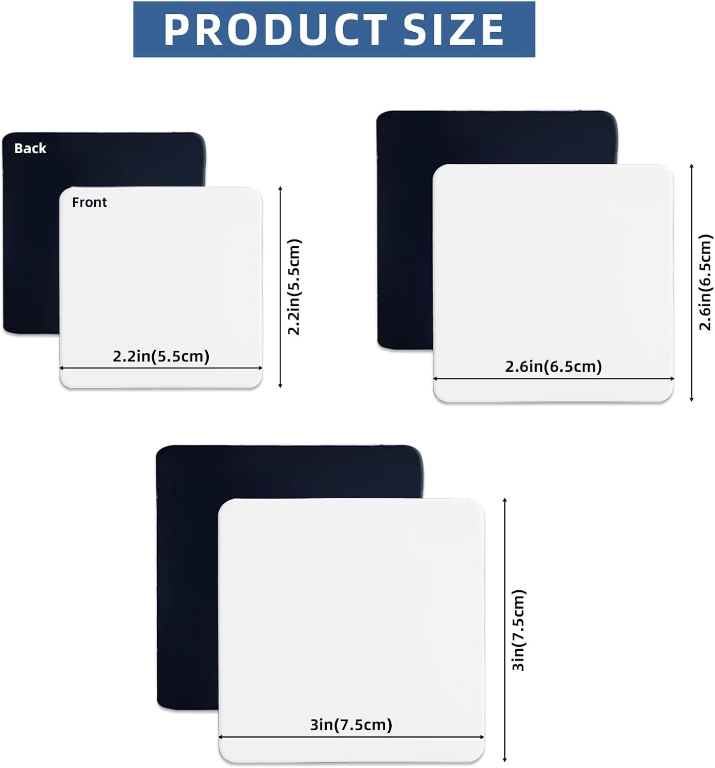 Personalised 3-Pack Photo Fridge Magnets