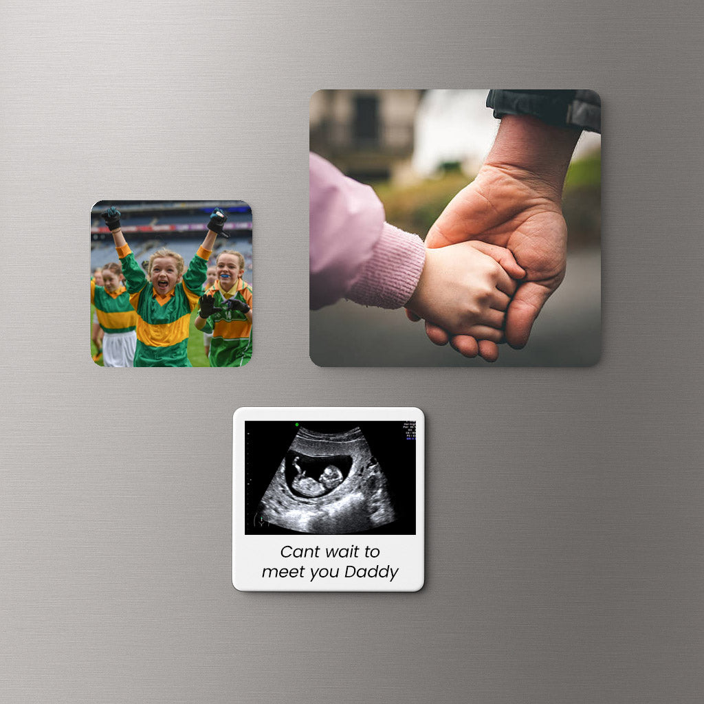 Personalised 3-Pack Photo Fridge Magnets