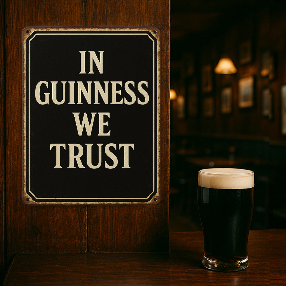 Guinness Metal wall sign
