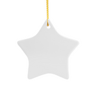 Star Ornament with Ribbon | MDF Material | Personalised